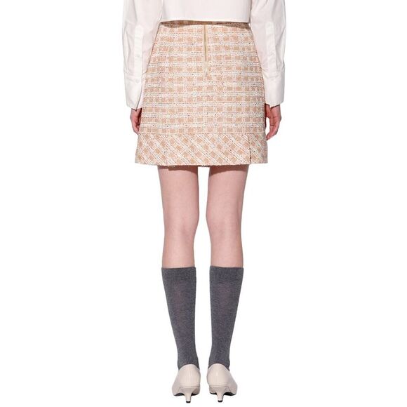 Walter Baker Womens  Bree Skirt, Tan - Picture 2 of 5